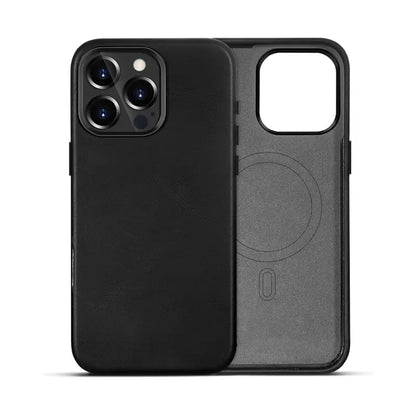 OEM Genuine Leather Phone Case Full Wrap Case With Magnetic for IPhone